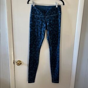 lululemon athletica Navy Camouflage Leggings